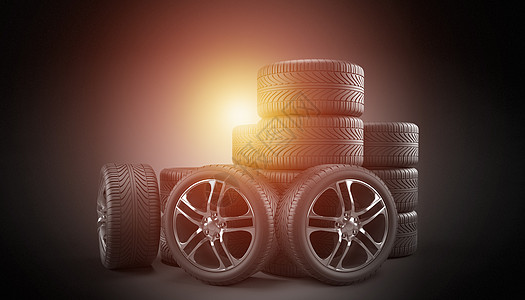 汽车轮胎创意轮胎设计图片