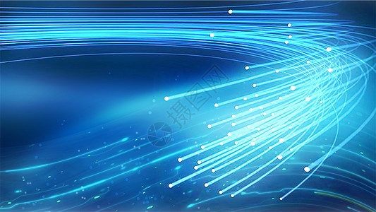 蓝色科技光纤背景图片