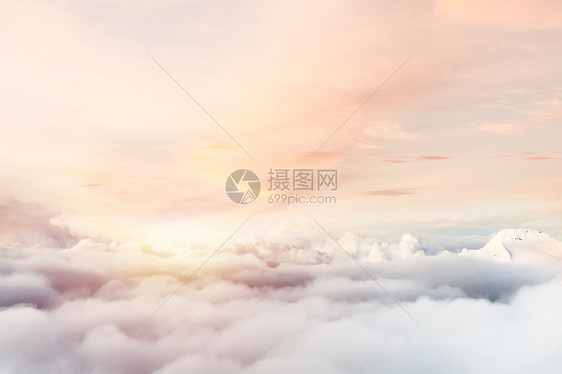 高空云端场景图片