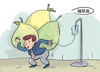 糖尿病社会漫画高清图片