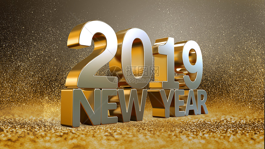2019金色字体