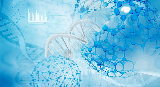医疗背景分子螺旋高清图片