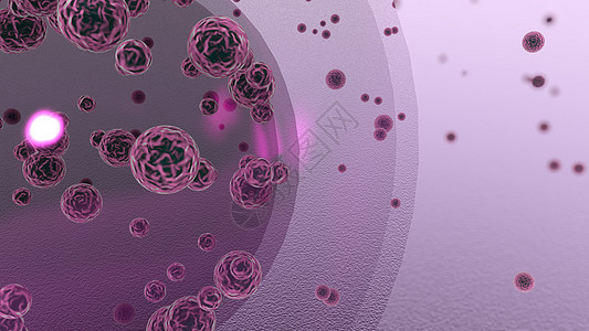 细菌细胞病毒背景图片