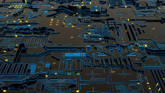 电路芯片场景图片