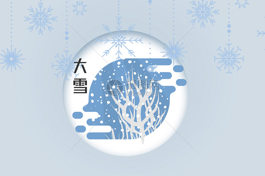 大雪图片