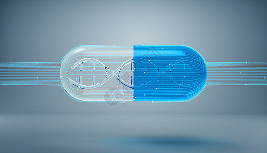 医疗胶囊基因报背景高清图片