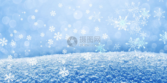 冬天雪花图片