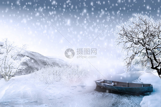 冬季雪景图片