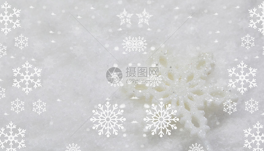 雪花背景图片