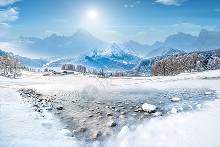 冬季雪景图片