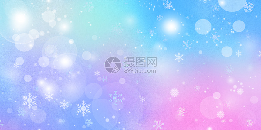 梦幻雪花图片