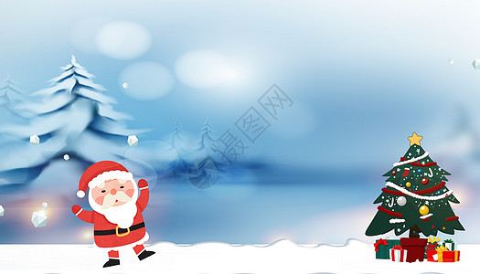 圣诞人物圣诞背景设计图片