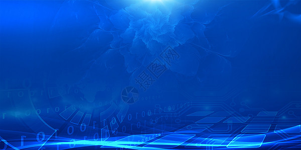 蓝色商务科技图片