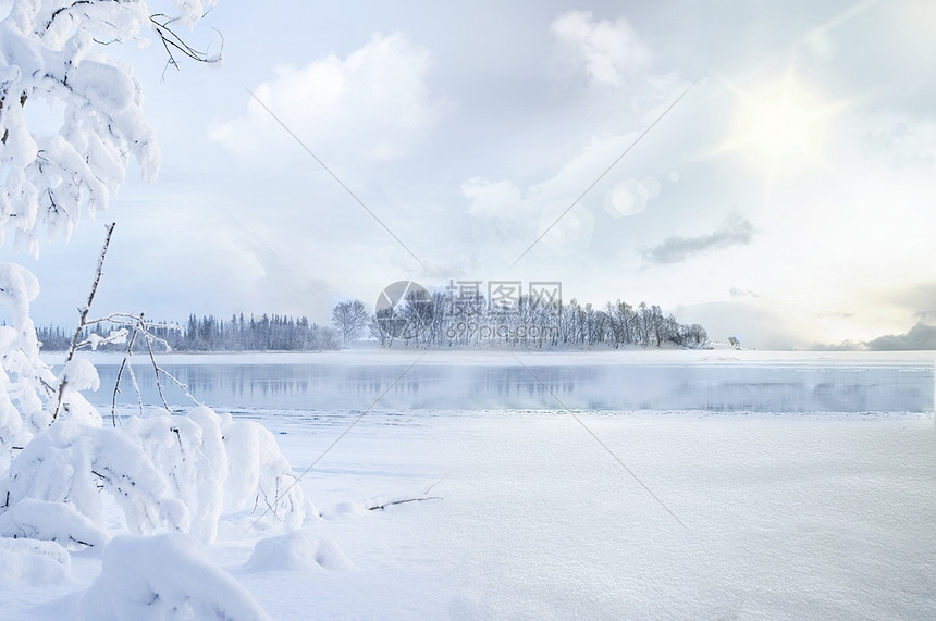 冬天雪景图片