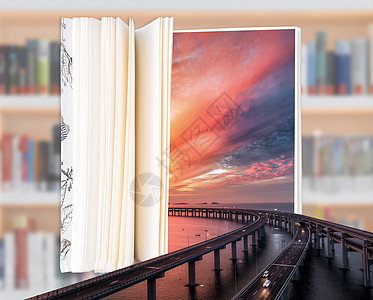 立交桥书中的世界设计图片