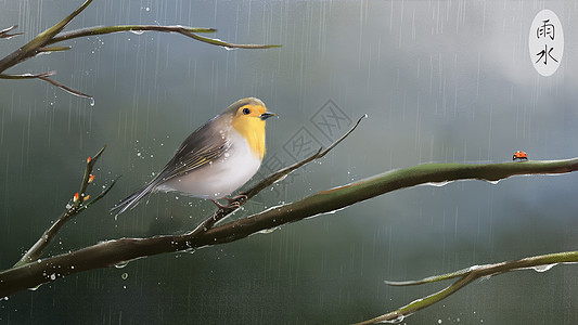 雨水图片