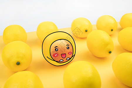 伪装柠檬的桃子图片