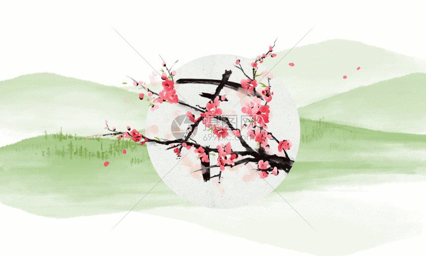 春天风景gif图片素材_免费下载_psd,gif图片格式_vrf