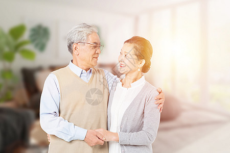 老年女人恩爱的老年夫妻设计图片