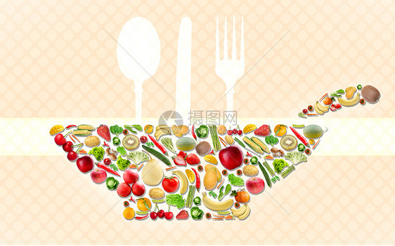 蔬菜水果饮食健康图片