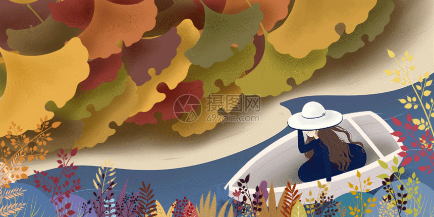 gif动图 插画动图 精灵森林gif.psd,gif 860_430