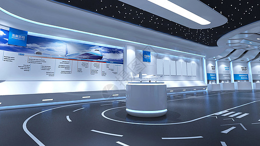 航空展厅虚拟展厅高清图片
