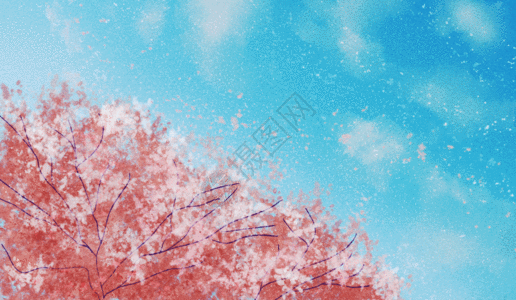 樱花飞舞gif图片