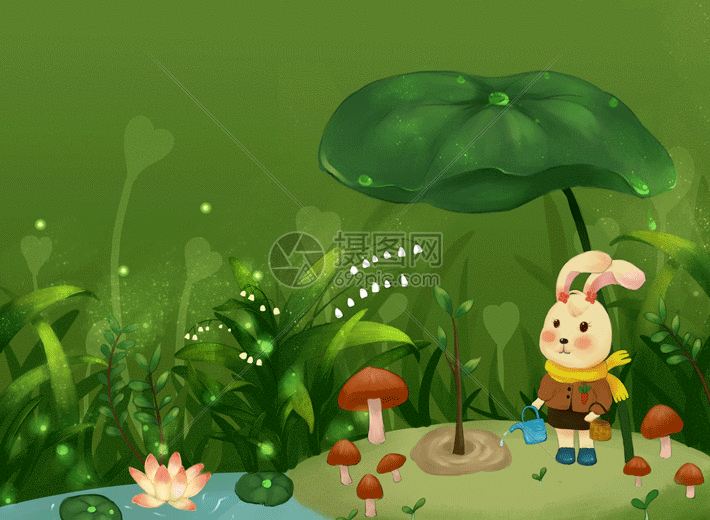 植树节gif