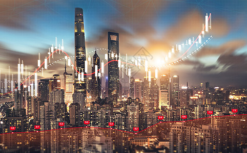 商务金融城市夜景图片
