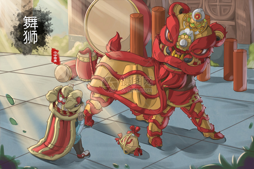 文化传承之舞狮