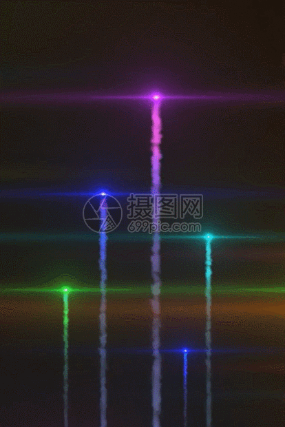 超好看的彩色烟火舞台特效h5动态背景素材