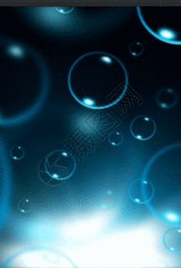 唯美的泡泡h5动态背景素材图片