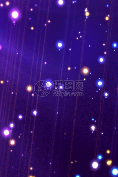 下载,该  gif动态图片 标题为          浪漫彩色光点紫色h5动态背景