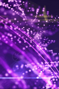 浪漫紫色粒子旋转h5动态背景图片