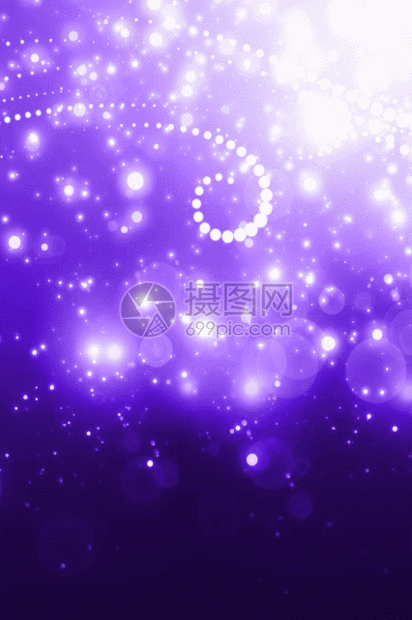 紫色光点花纹旋转h5动态背景图片
