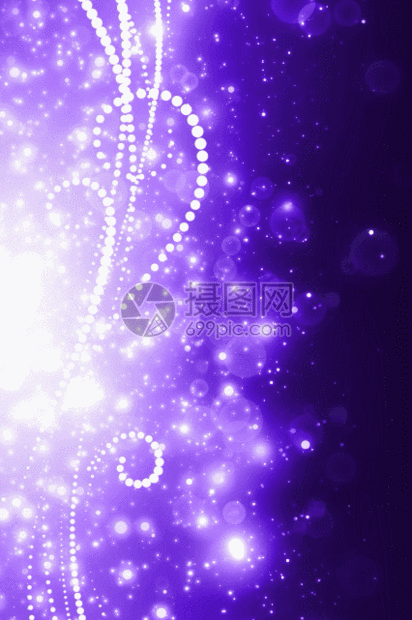 紫色粒子飘落h5动态h5动态背景图片