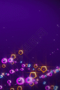 紫色波浪粒子h5动态背景图片