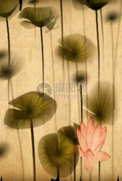 古韵古典江南中国风水墨片h5动态背景素材图片