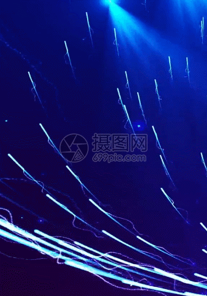 蓝色光束粒子飞舞背景动图图片-正版gif素材401032458
