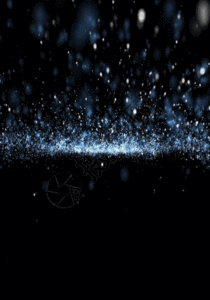 太空蓝色星云粒子h5动态背景图片
