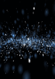 太空蓝色星云粒子h5动态背景图片