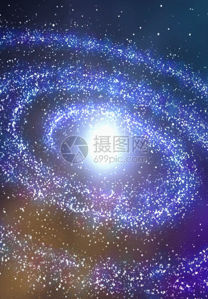 梦幻银河系星云背景图片