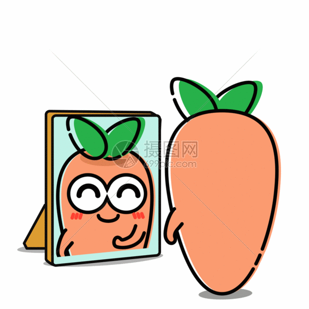 萝卜日常表情包gif动图图片-正版gif素材401033329-摄图网