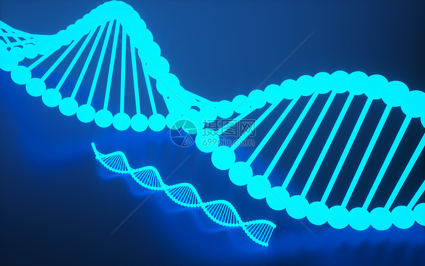 DNA基因链条图片