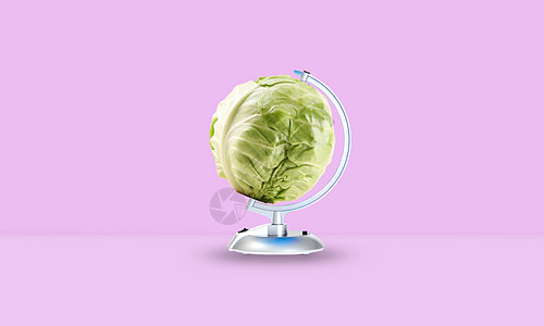 白菜木耳创意蔬菜设计图片