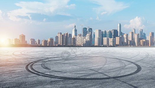 炫酷赛道场景背景图片