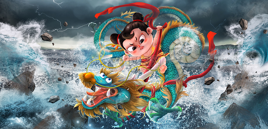 哪吒闹海