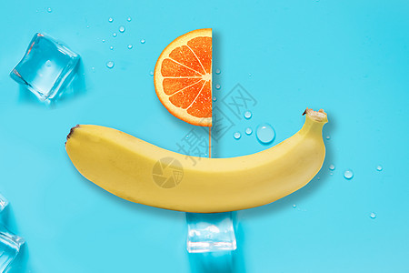 香蕉橘子一帆风顺设计图片