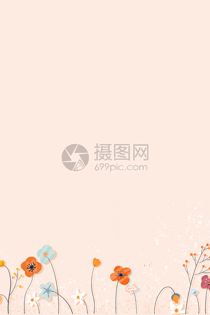 粉色小花背景图片