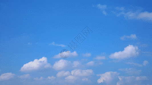 蓝色天空背景晴空蓝天白云高清图片